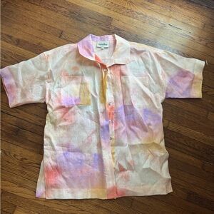 Iamibu linen shirt size S
